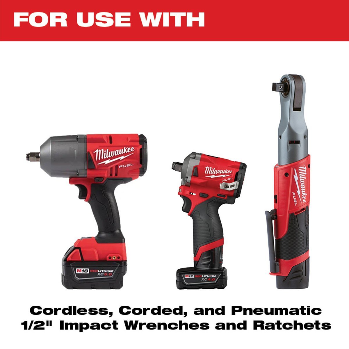 Milwaukee Tool Shockwave Impact Duty 1/2" Drive Extension - 6" - QC Supply -