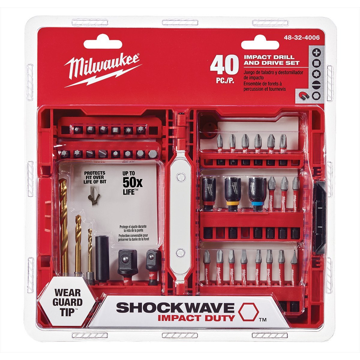 Milwaukee Tool Shockwave™ Impact Duty Drill & Drive Set - 40 Piece - QC Supply -