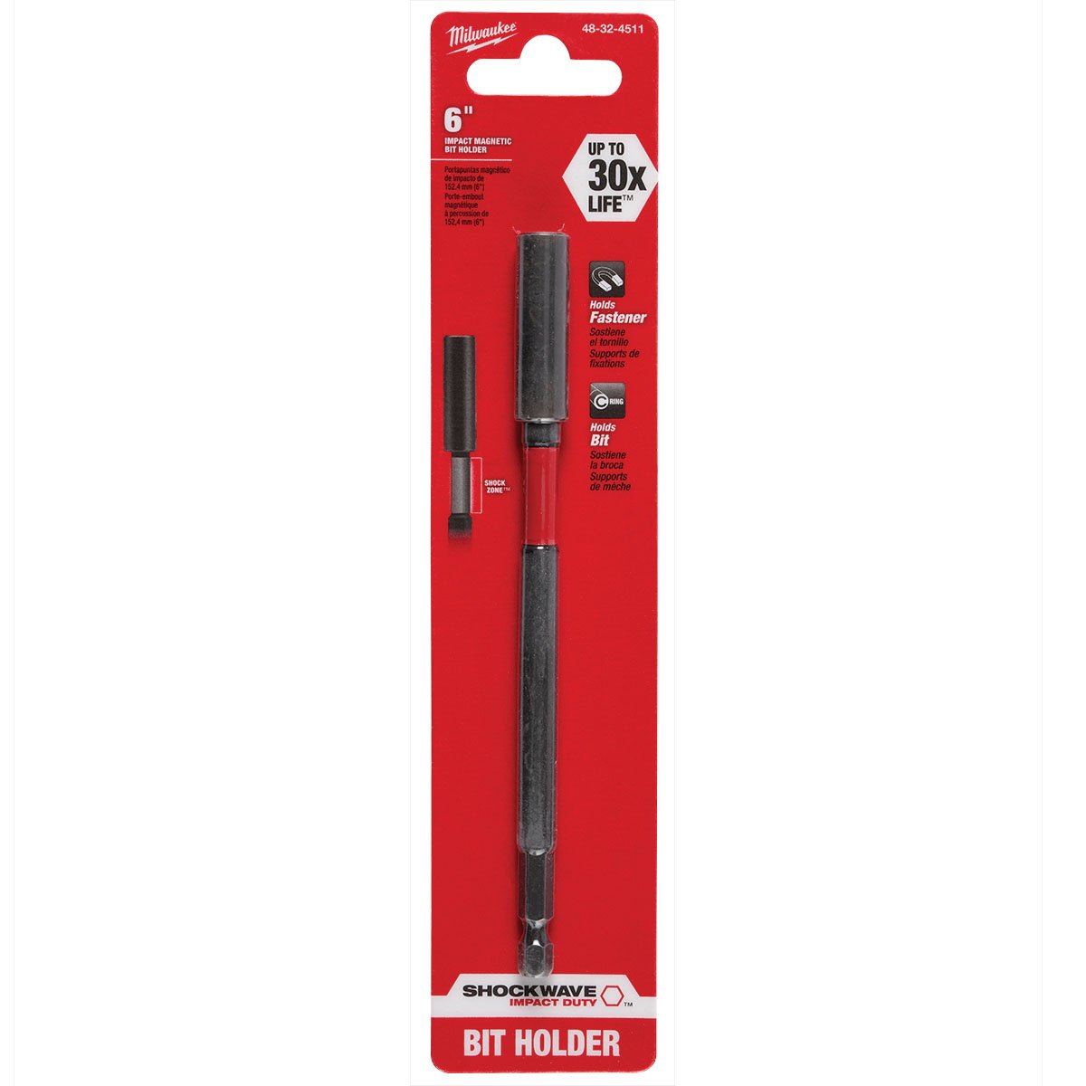 Milwaukee Tool Shockwave™ Impact Magnetic Bit Holder - QC Supply -