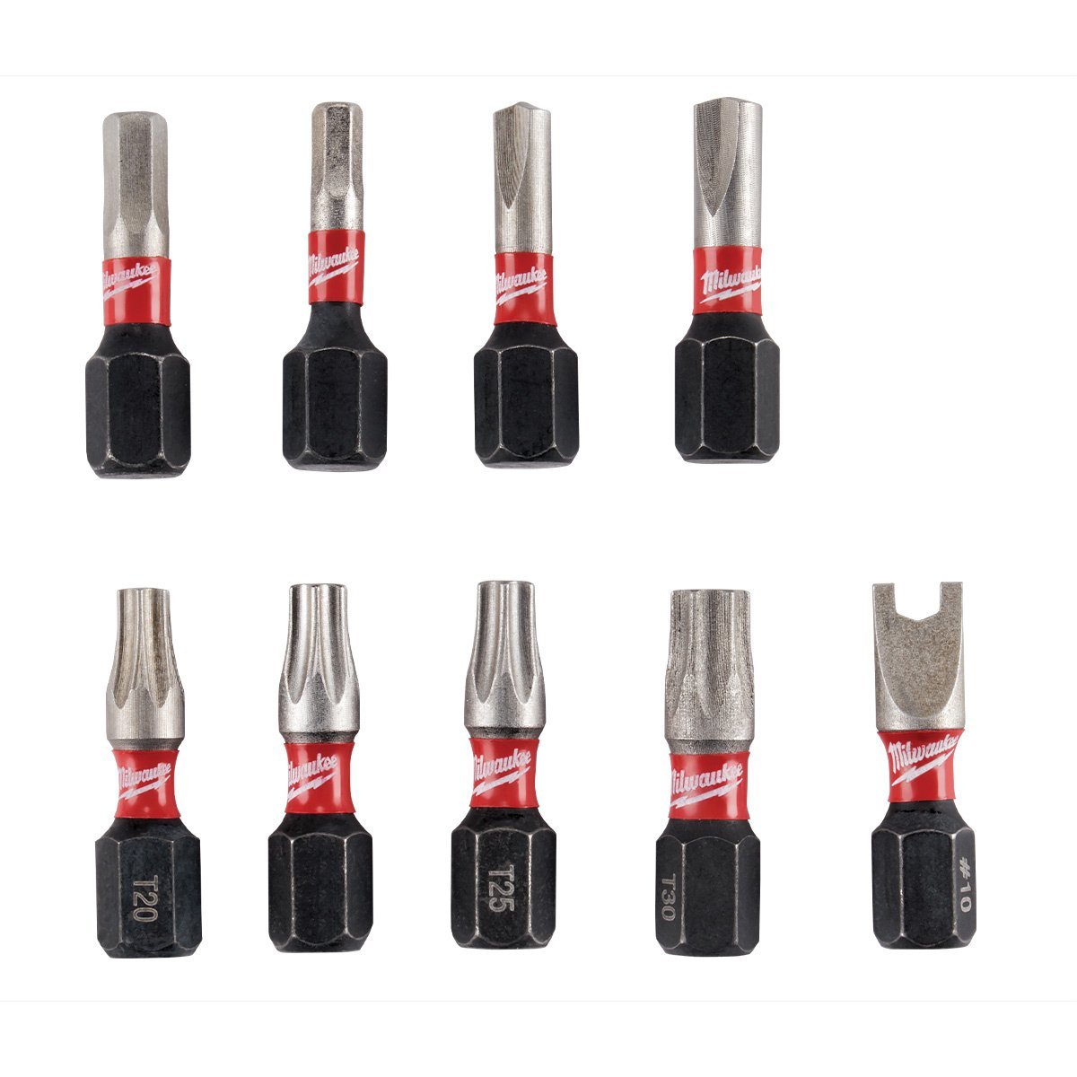 Milwaukee Tool Shockwave™ Impact Security Insert Bit Set - 9 Piece - QC Supply -