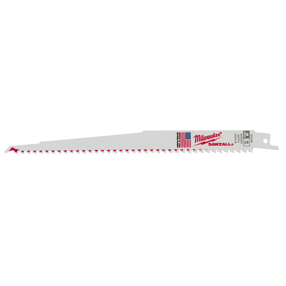 Milwaukee Tool The AX™ SAWZALL® Blade - 9" 5 TPI - 5 Pack - QC Supply -