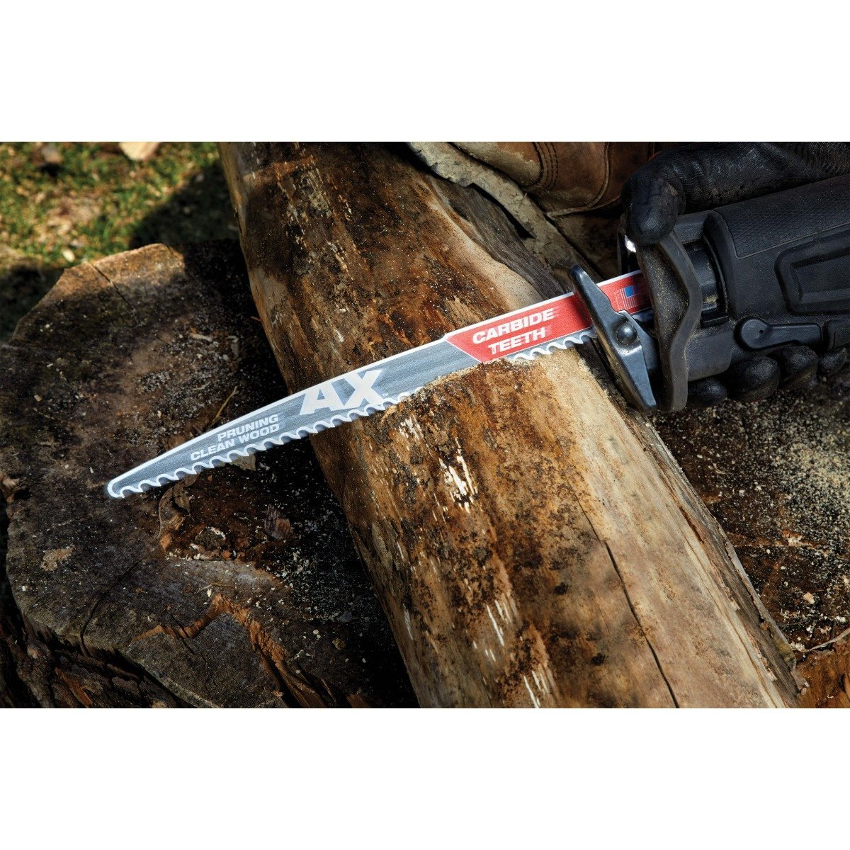 Milwaukee Tool The AX™ with Carbide Teeth for Pruning & Clean Wood SAWZALL® Blade - 9" 3 TPI - 1 Pack - QC Supply -