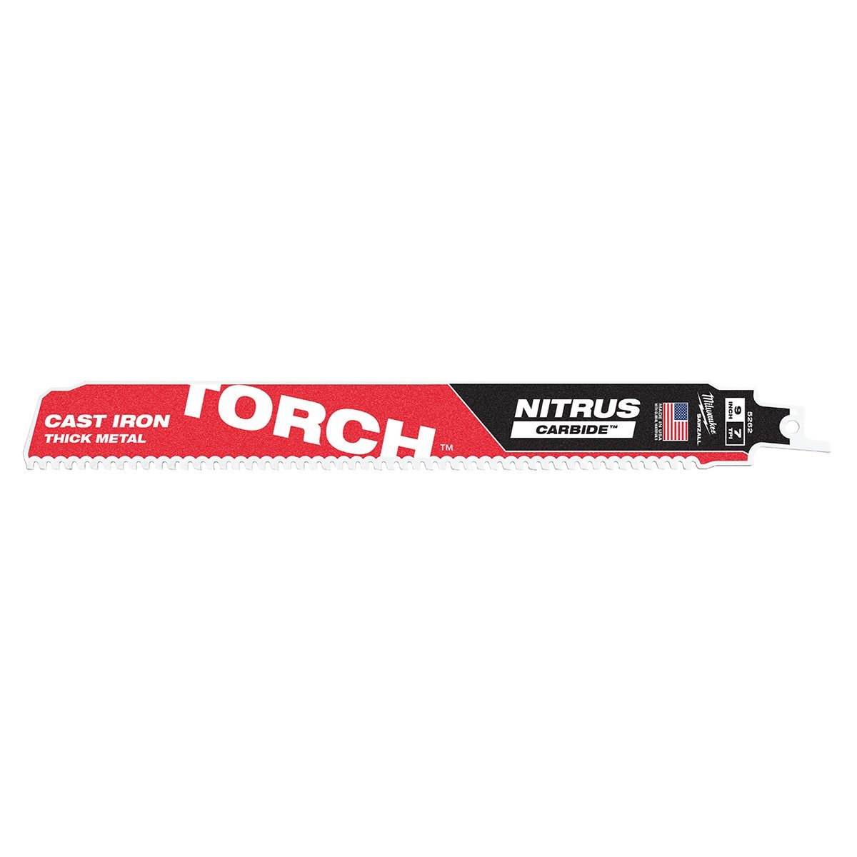 Milwaukee Tool The Torch™ for Cast Iron with Nitrus Carbide™ Blade - 9" - 7 TPI - 1 Pack - QC Supply -