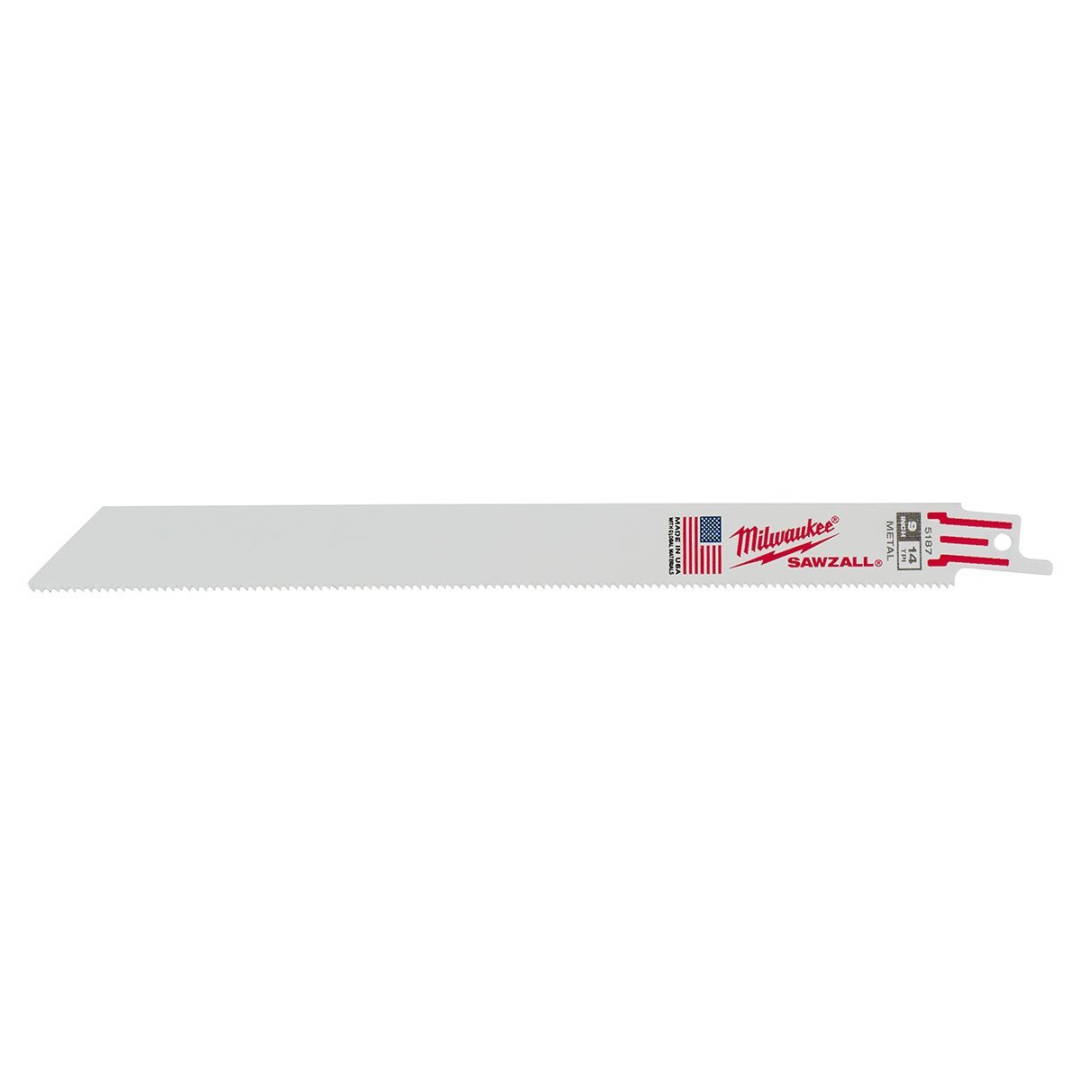 Milwaukee Tool The Torch™ SAWZALL® Blades 9" 18 TPI 5 Pack - QC Supply -