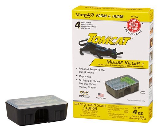 Motomco Tomcat Disposable Mouse Bait Station - 4 Pack - QC Supply -