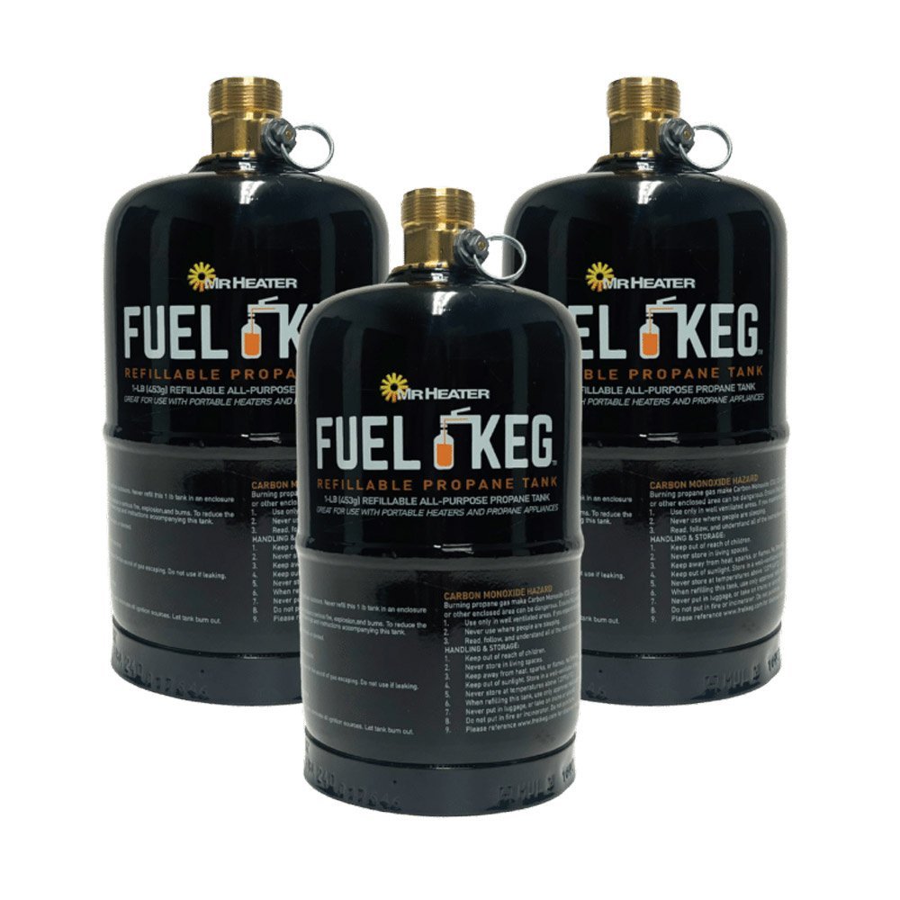 Mr. Heater Fuel Keg Refillable Propane Cylinder - 1lb - QC Supply -