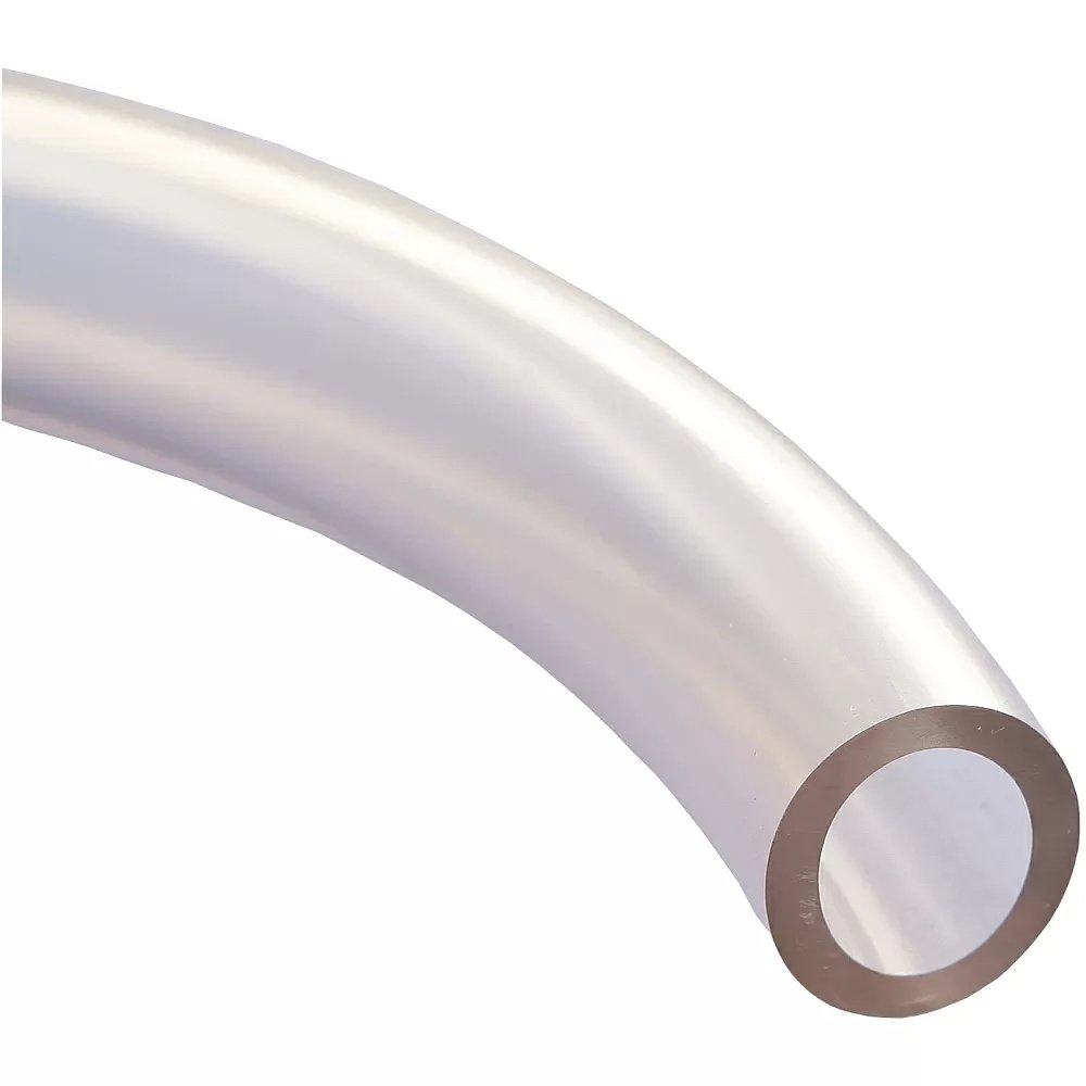 Non Reinforced Clear Vinyl Tubing Sold By The Foot - QC Supply -