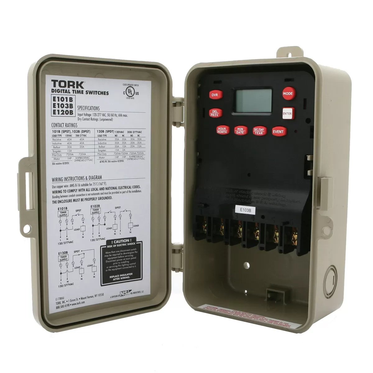 NSI TORK® 24 - Hour Digital Timer - QC Supply -