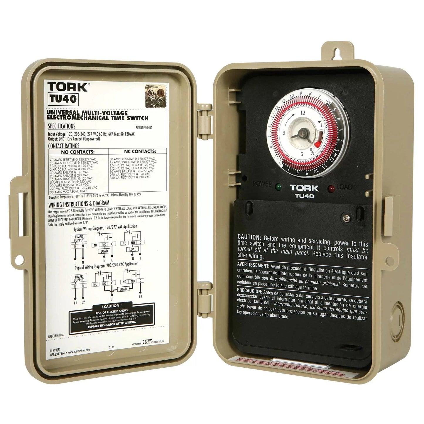 NSI TORK® Electromechanical Time Switch - QC Supply -