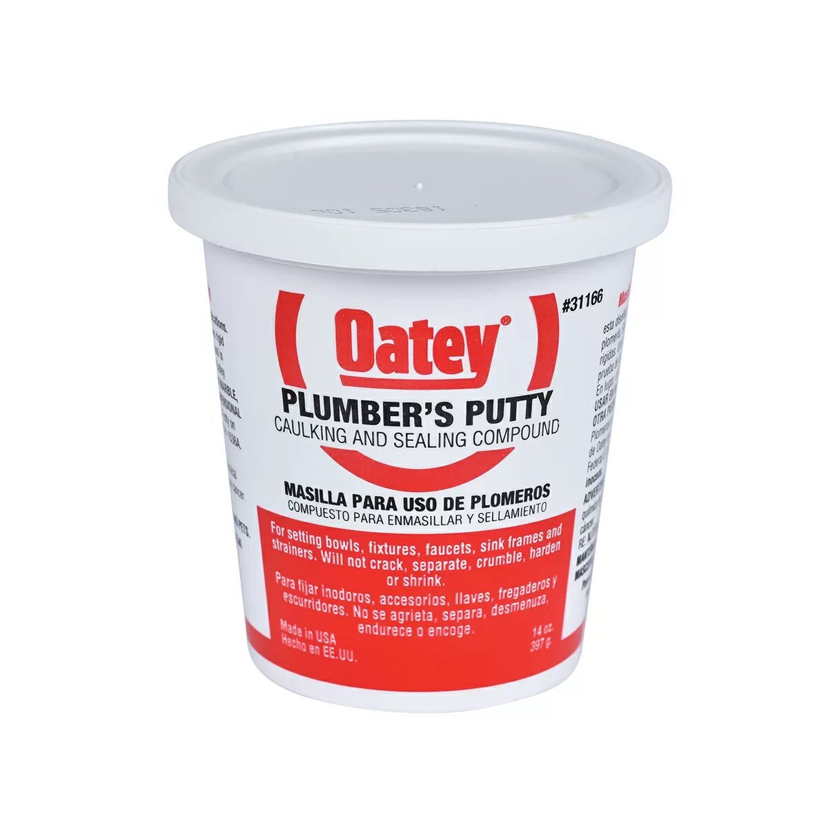 Oatey® Plumber's Putty - 14 oz - QC Supply -