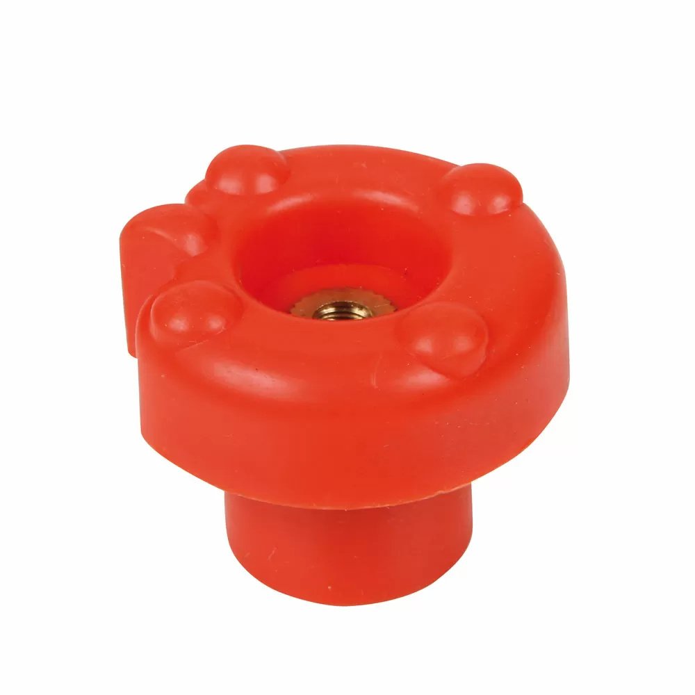 Orange Poly Knob for Snap - In Creep Feeder - QC Supply -