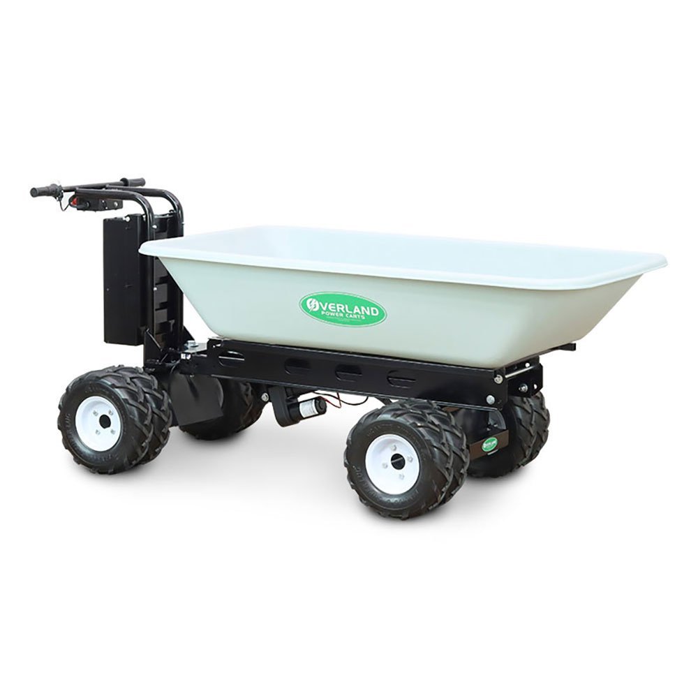 Overland Power Carts Electric Wagon - 9 Cubic Feet , 13" Flat Free Dual Ag Tires - QC Supply -