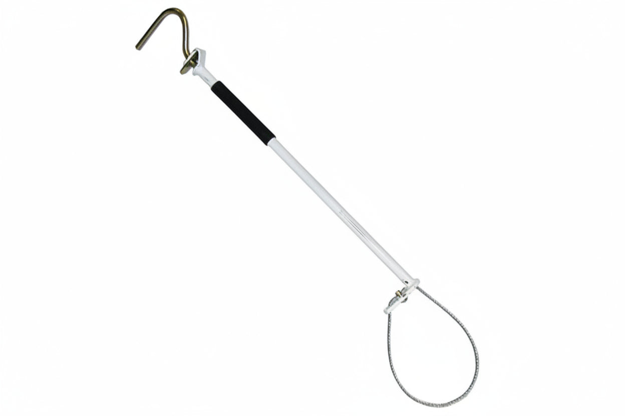 Painted Steel Red Handled Hog Holder - QC Supply -