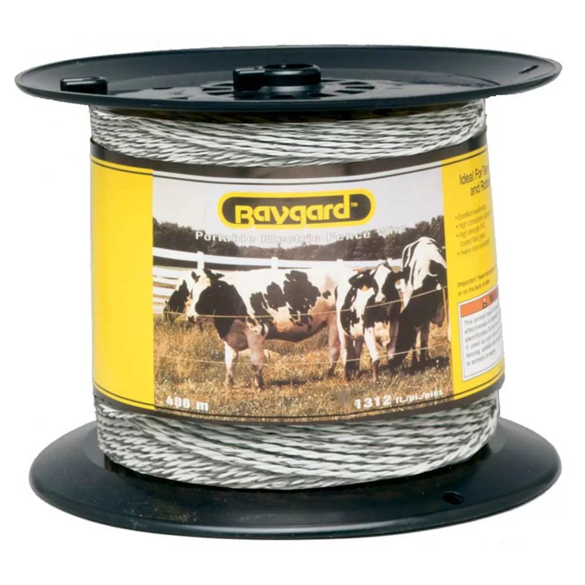 Parmak Baygard Heavy - Duty Polywire - Reel Easy - 1,312' - QC Supply -
