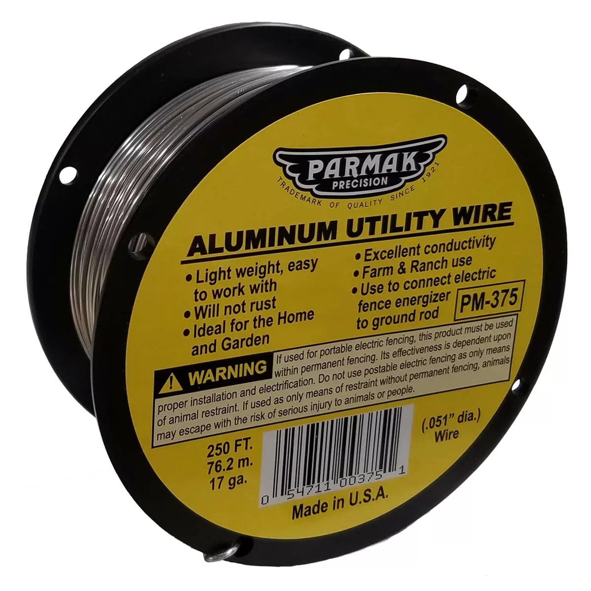 Parmak Bayshock 17 Gauge Aluminum Wire - QC Supply -