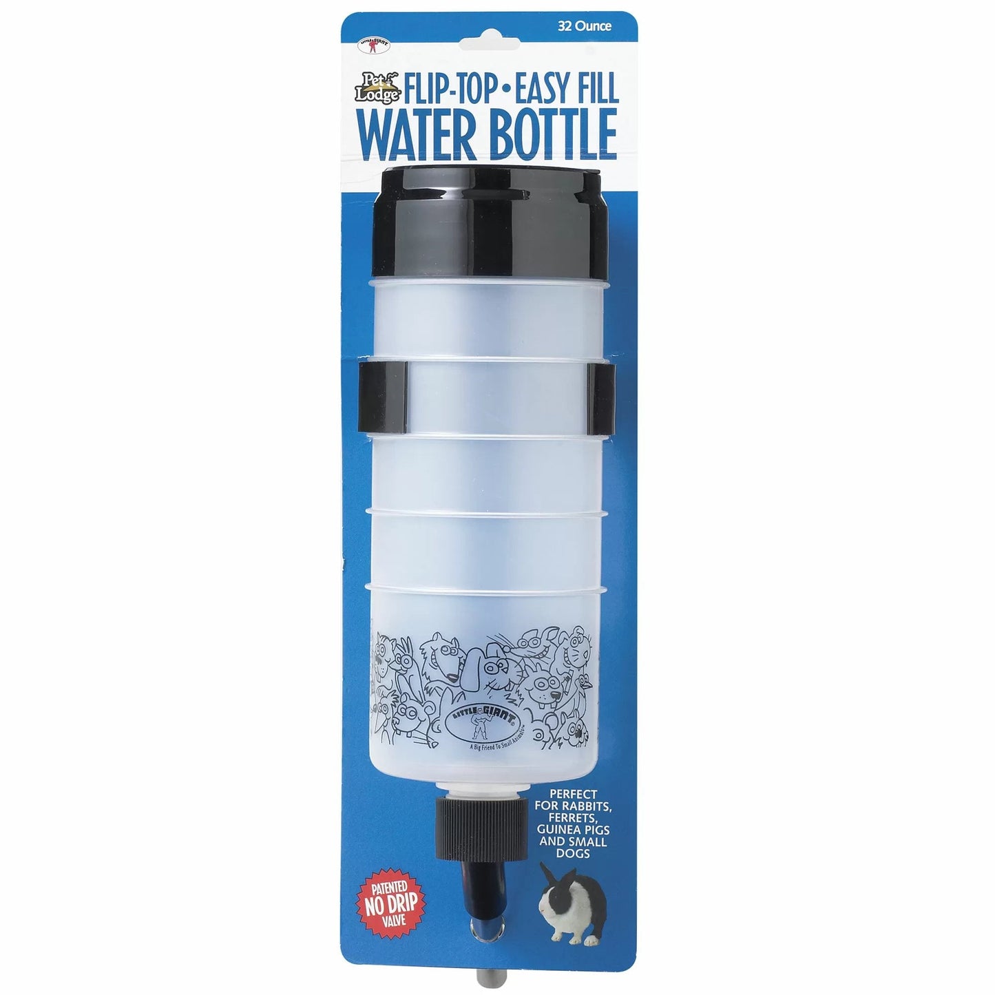 Pet Lodge™ 32 oz. Hinged Top Water Bottle - QC Supply -