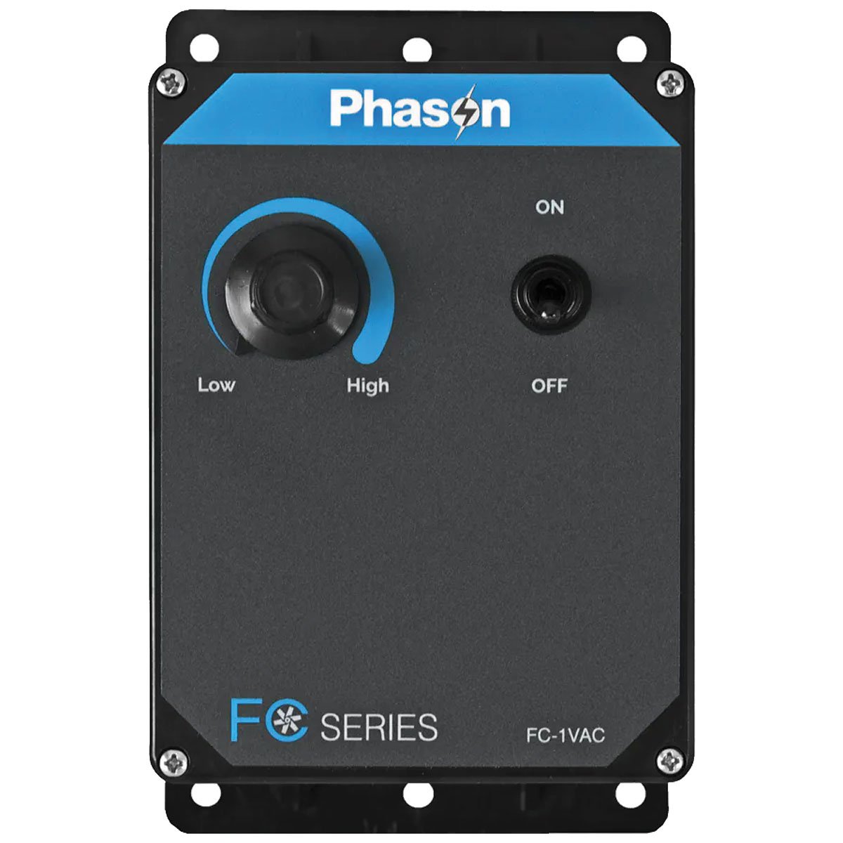 Phason Manual Fan & Heat Lamp Controler, 12.5A - FC - 1VAC - QC Supply -