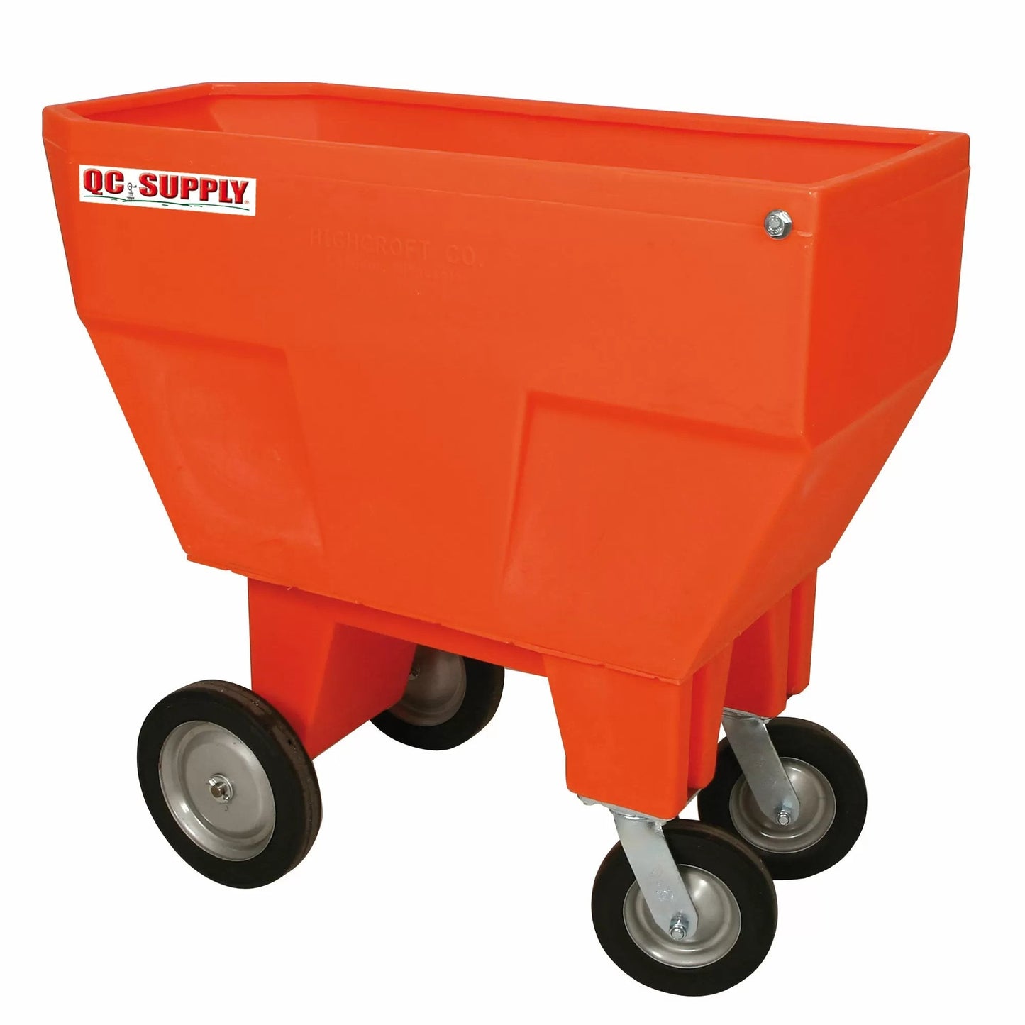 Poly Feed/Pig Moving Cart - 39 1/4" x 18 1/4" x 35" - QC Supply -