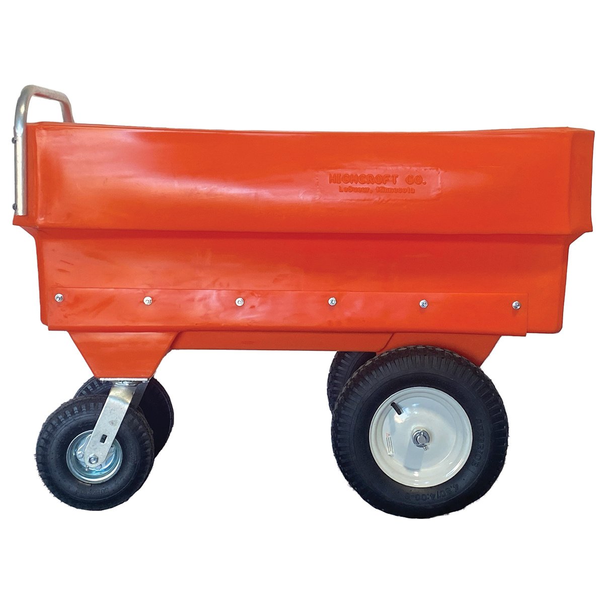 Poly Feed/Pig Moving Cart - 54" x 20" x 35" - QC Supply -