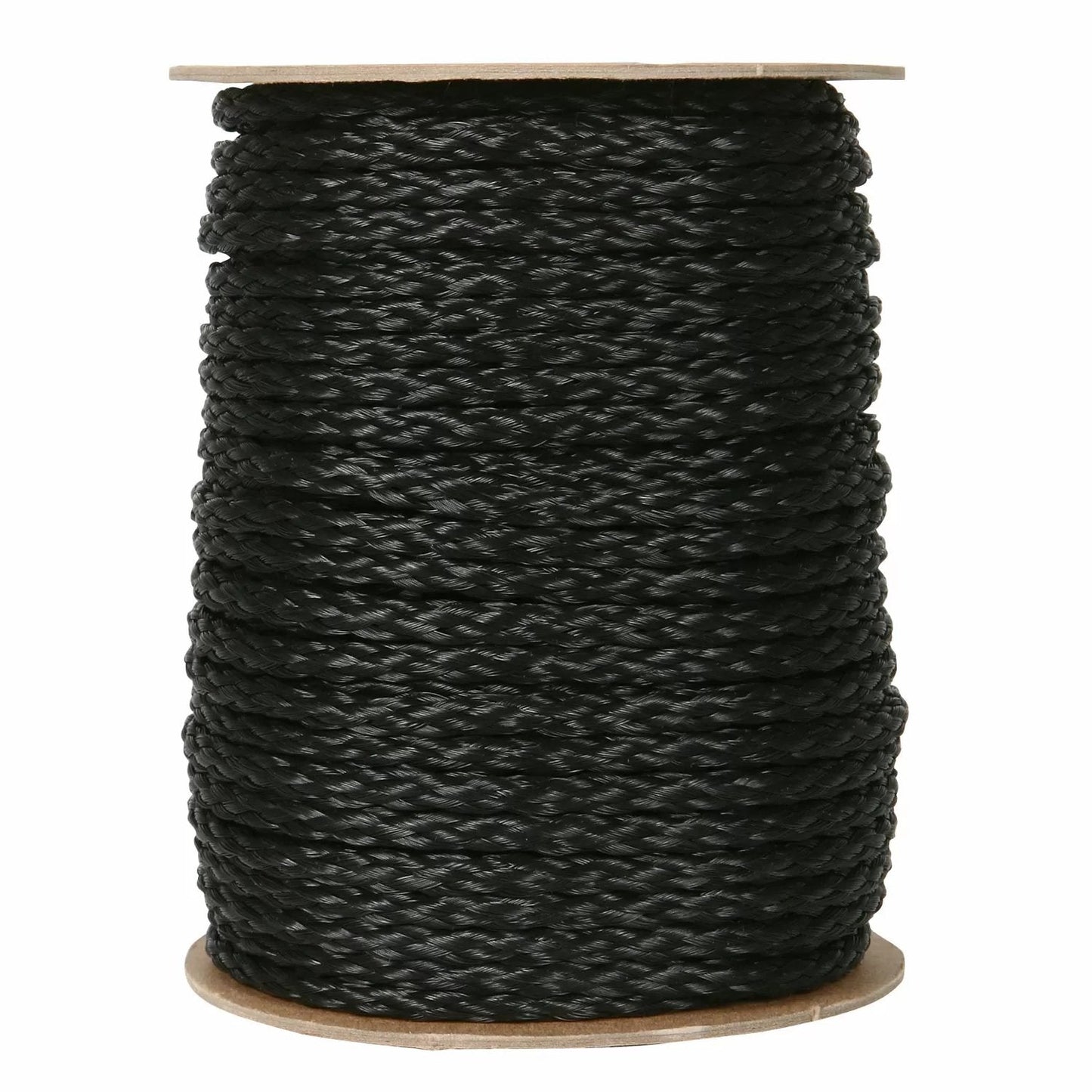 Polypropylene 1/4" Black Braid Rope - QC Supply -