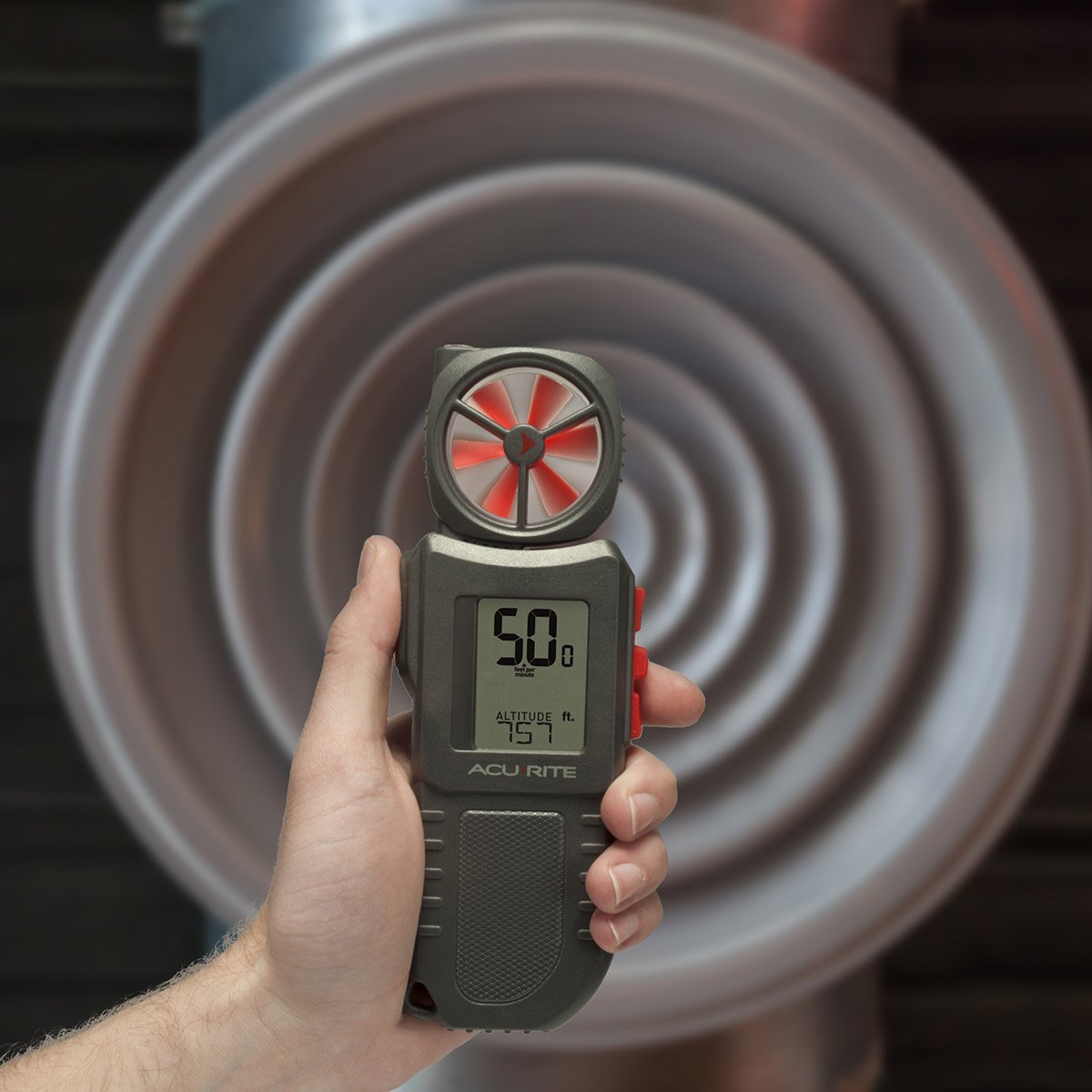 Portable Anemometer with Inspection Light - QC Supply -