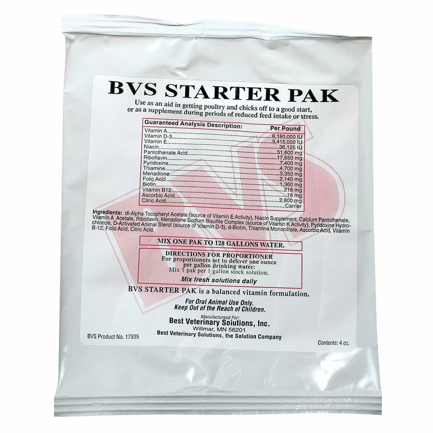Poultry Starter Pak - QC Supply -