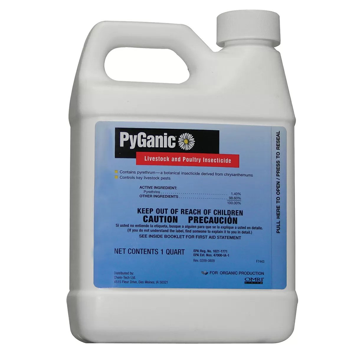 PROZAP® PyGanic Livestock Spray - QC Supply -