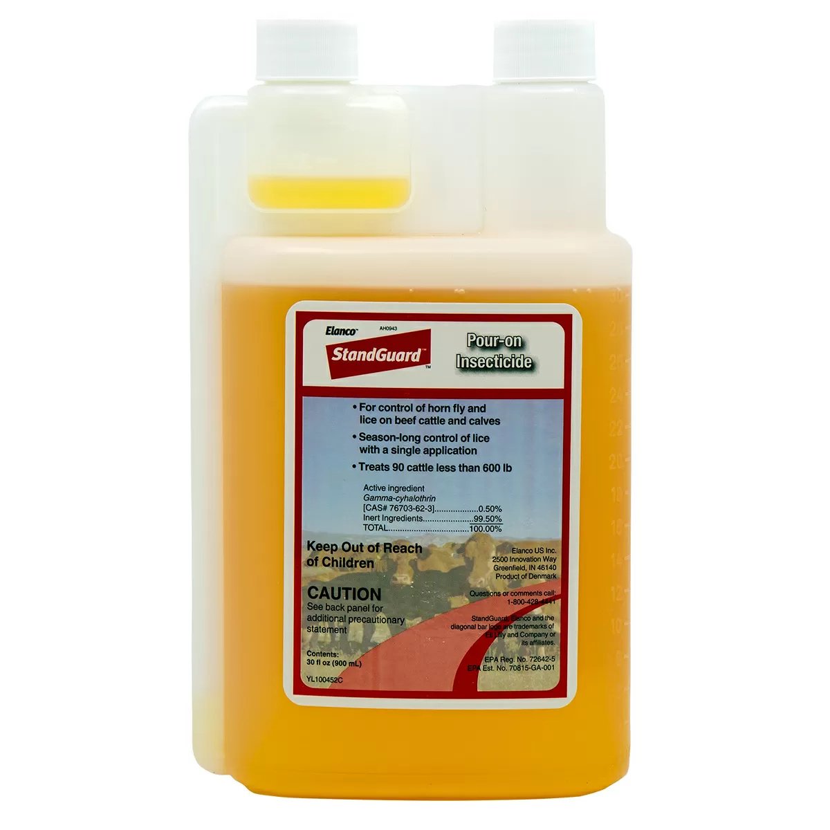 Prozap® StandGuard® Pour - On Insecticide - 900 mL - QC Supply -