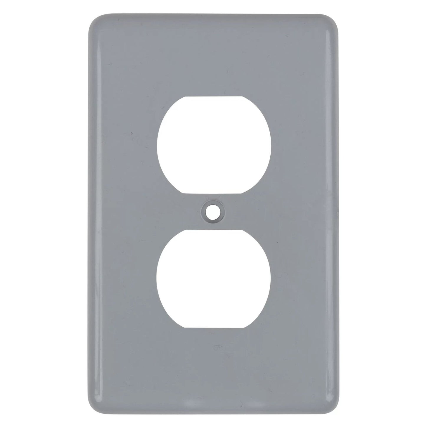 PVC Duplex Recept.Gang Box Cover - QC Supply -