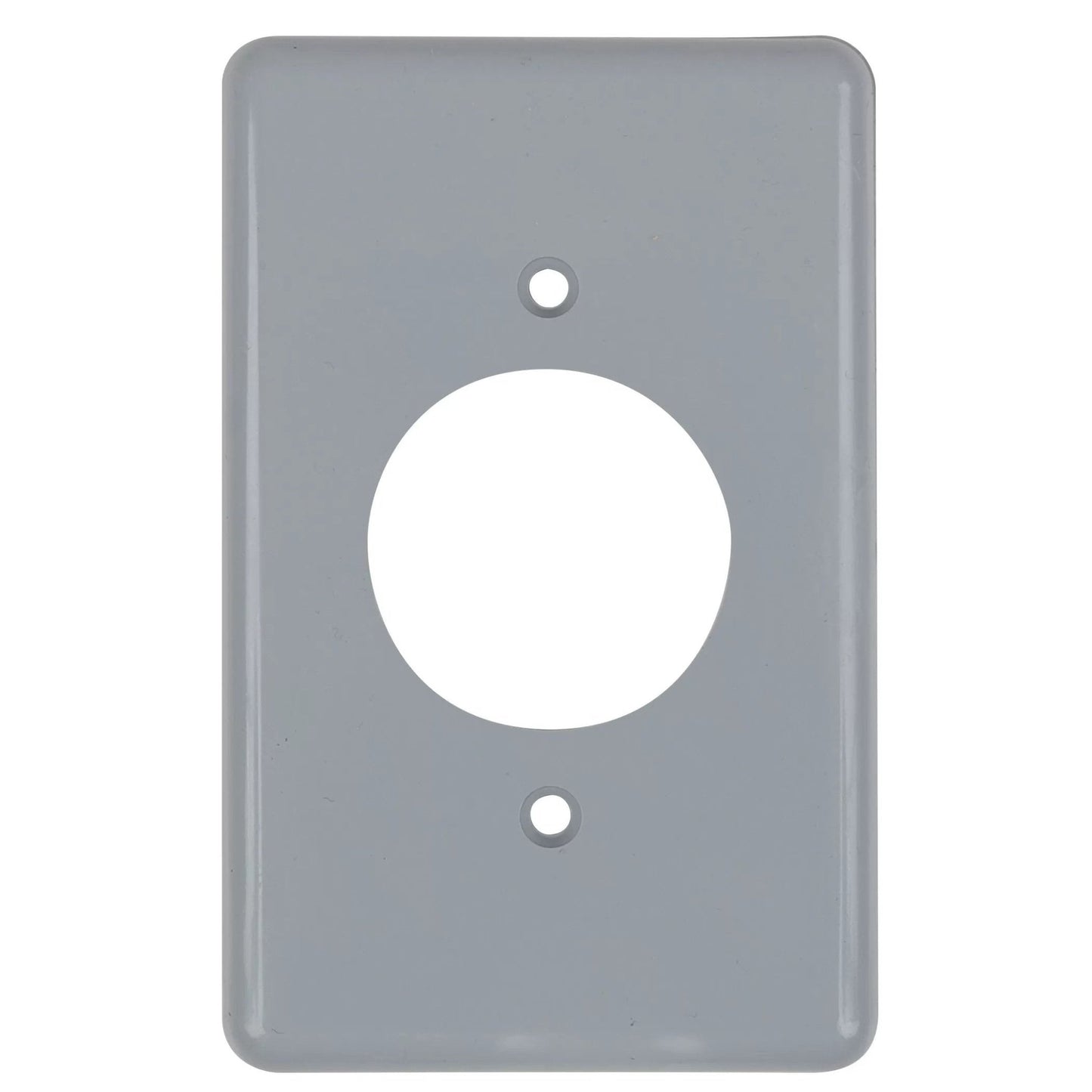 PVC Single Recept.Gang Box Cover 1 1/2 - QC Supply -