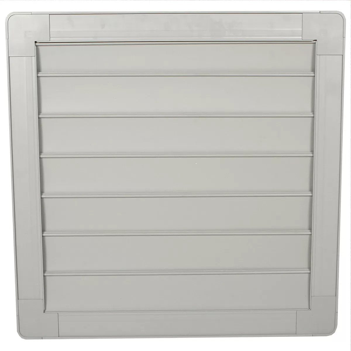 QC Supply Gray Poly Long Life Shutters w/ Expanded Flange 29"37" - QC Supply -