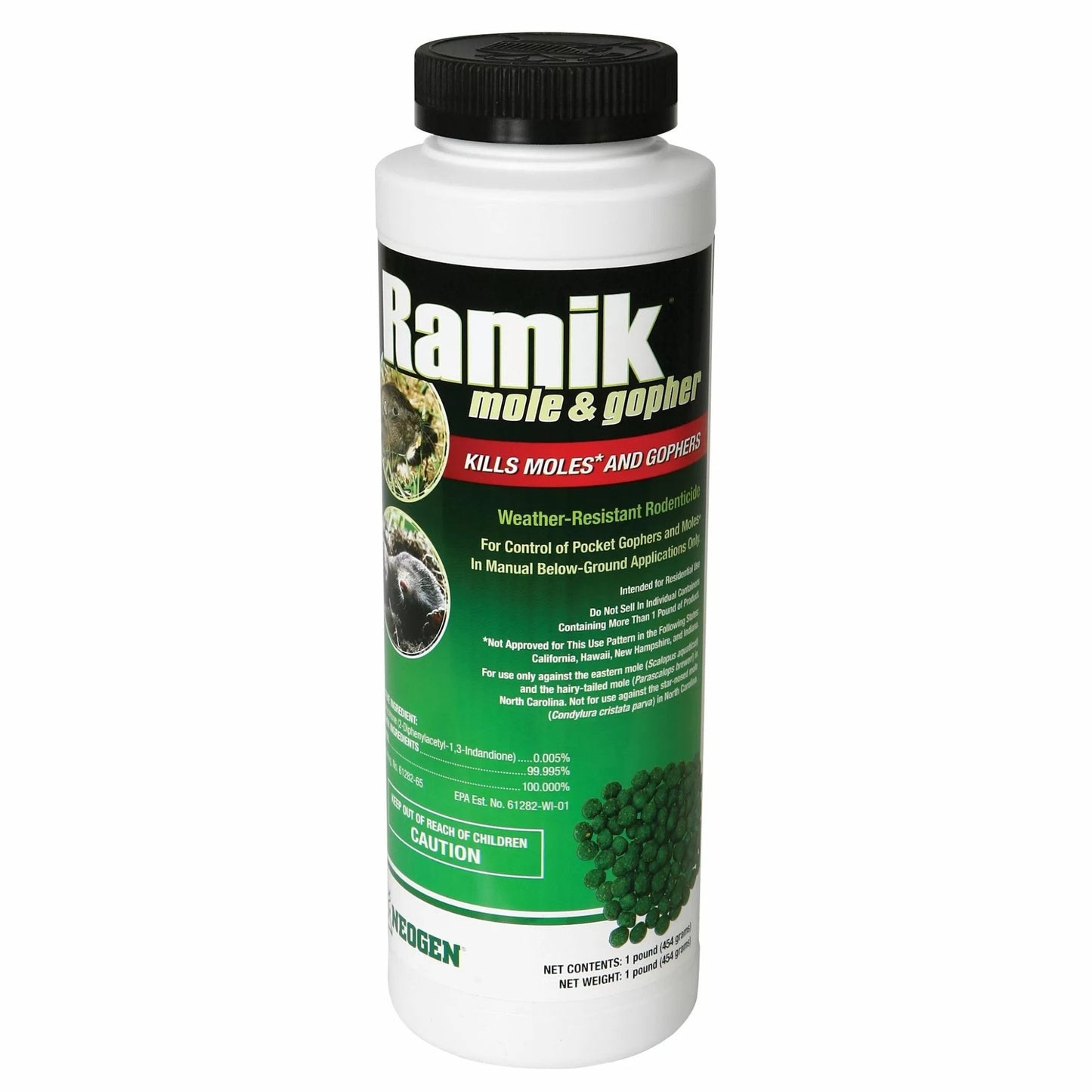 Ramik® Mole & Gopher Rodenticide - 1 lb. - QC Supply -