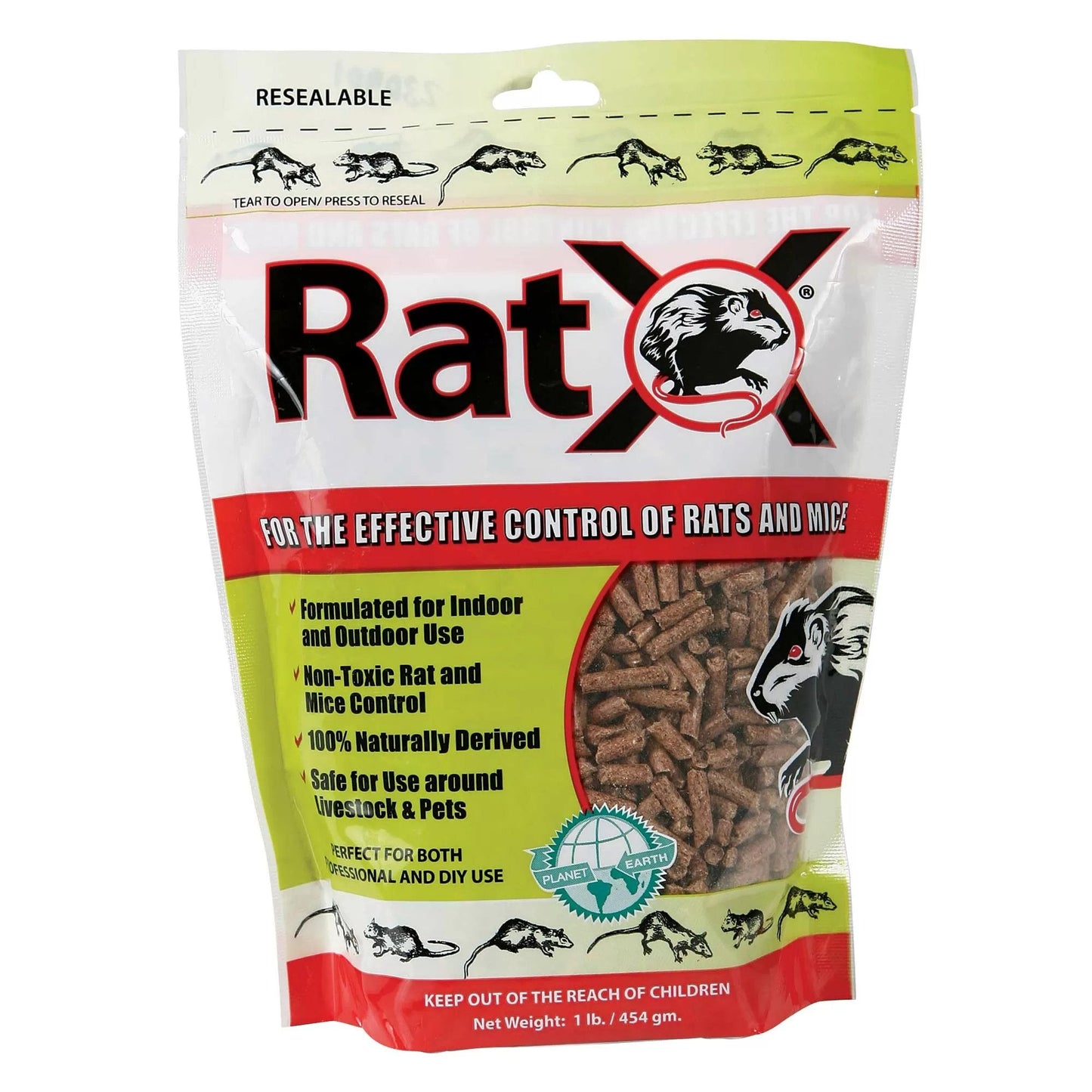 RatX™ Rodent Bait - 1 lb. - QC Supply -