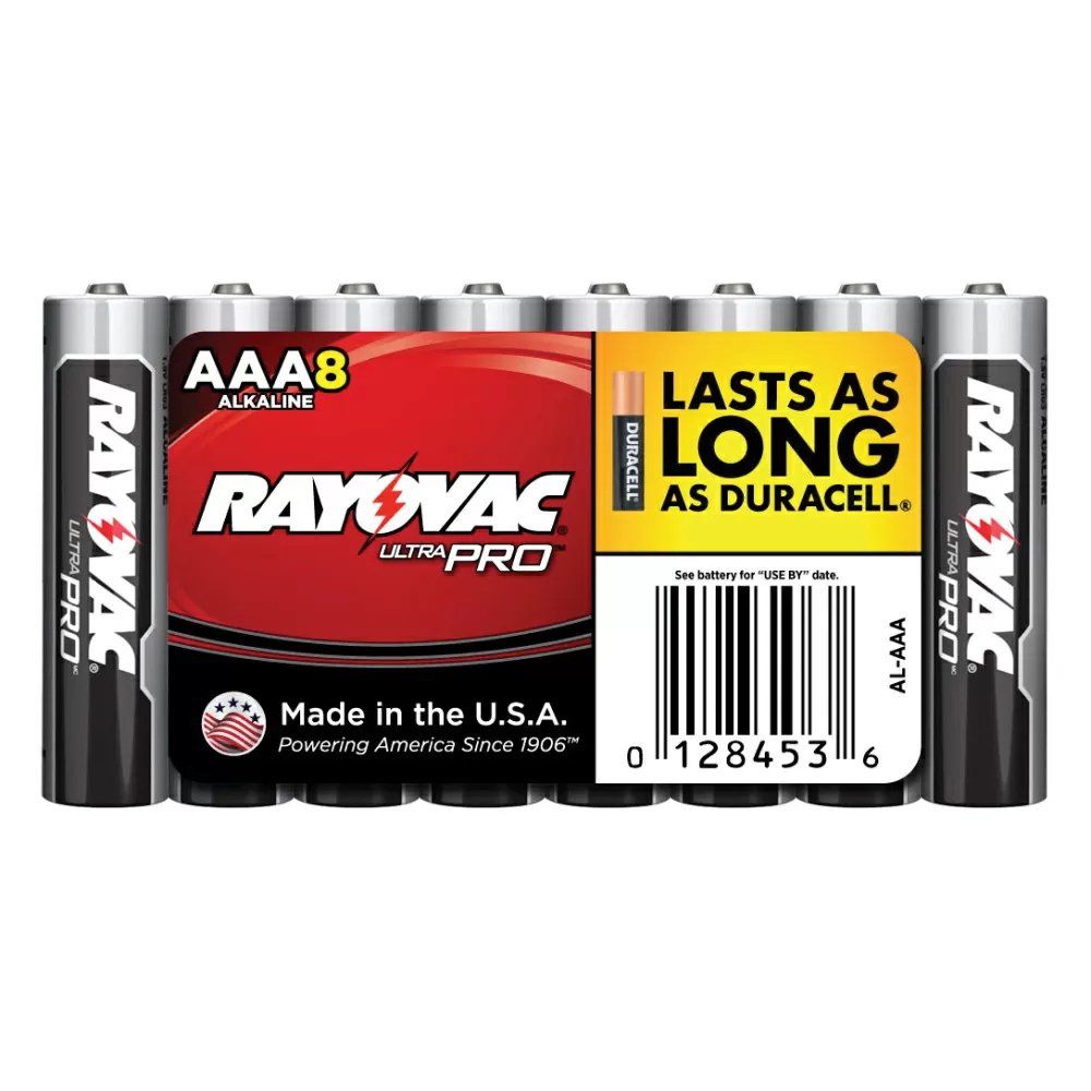 Rayovac® Ultra Pro™ AAA Batteries - 8 Pack - QC Supply -