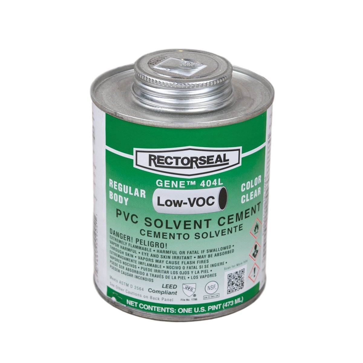 Rectorseal Gene 404L All - Purpose Clear Solvent Cement - 16oz - QC Supply -