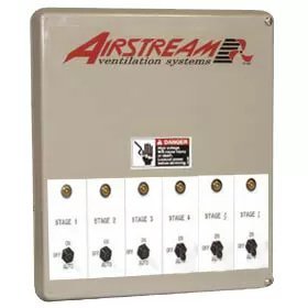 Relay Panel 2, 4 or 6 Stage; 20 AMP/Stage - QC Supply -