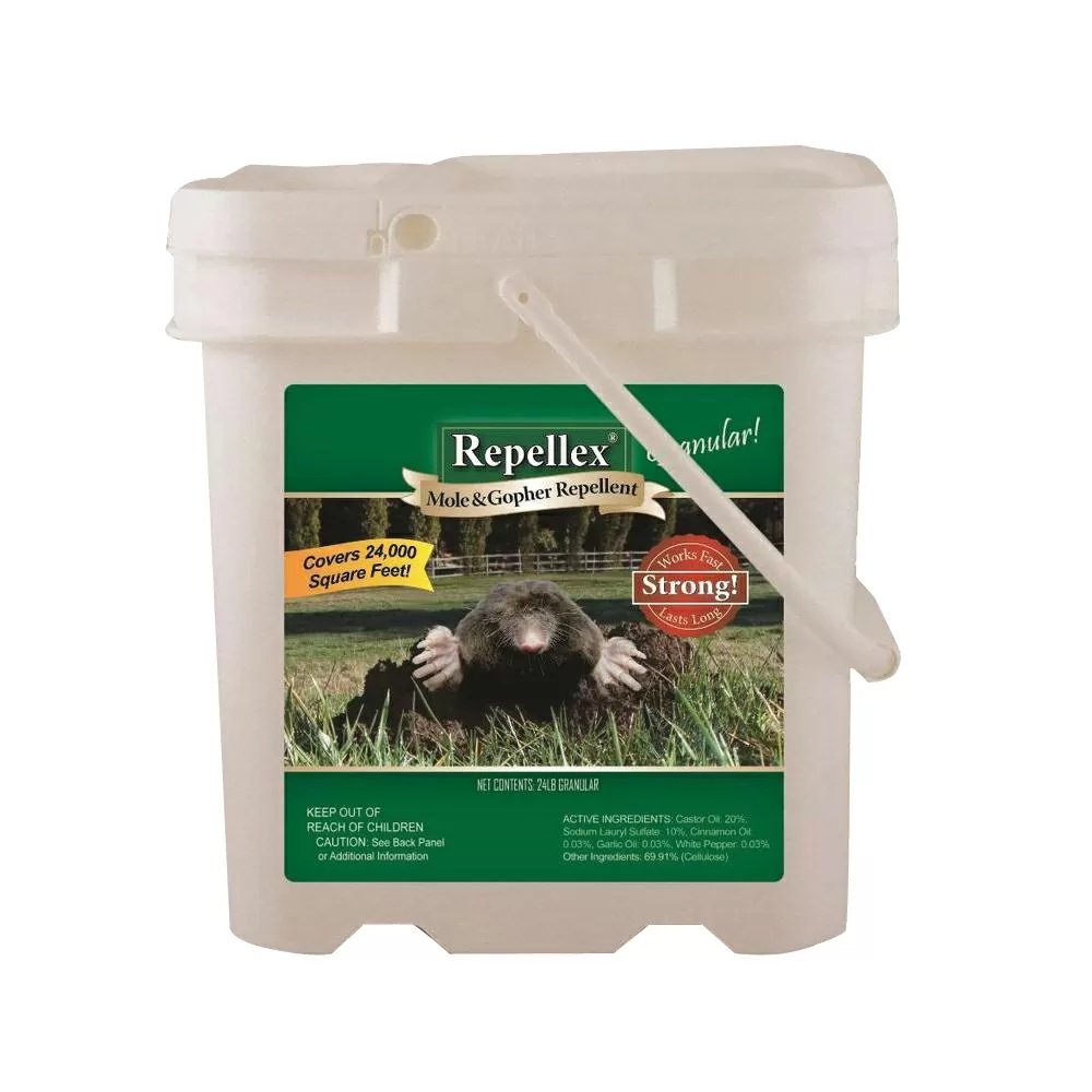 Repellex® Mole, Vole & Gopher Repellent - 24 lb - QC Supply -