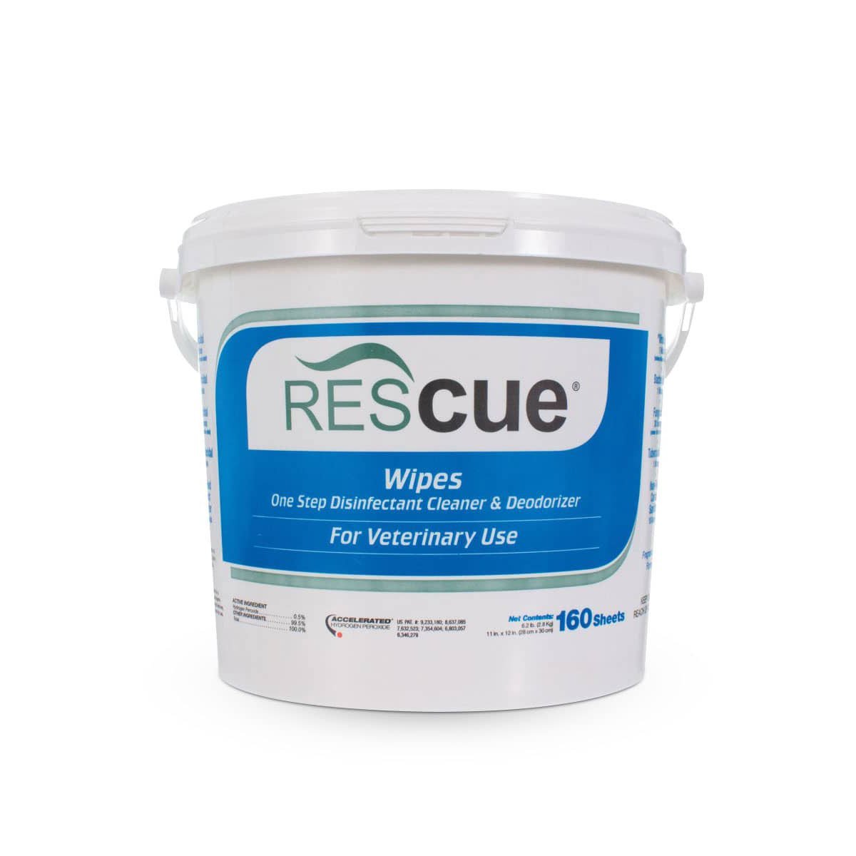 Rescue™ Wipes 11IN x 12IN 160 Count Bucket - QC Supply -