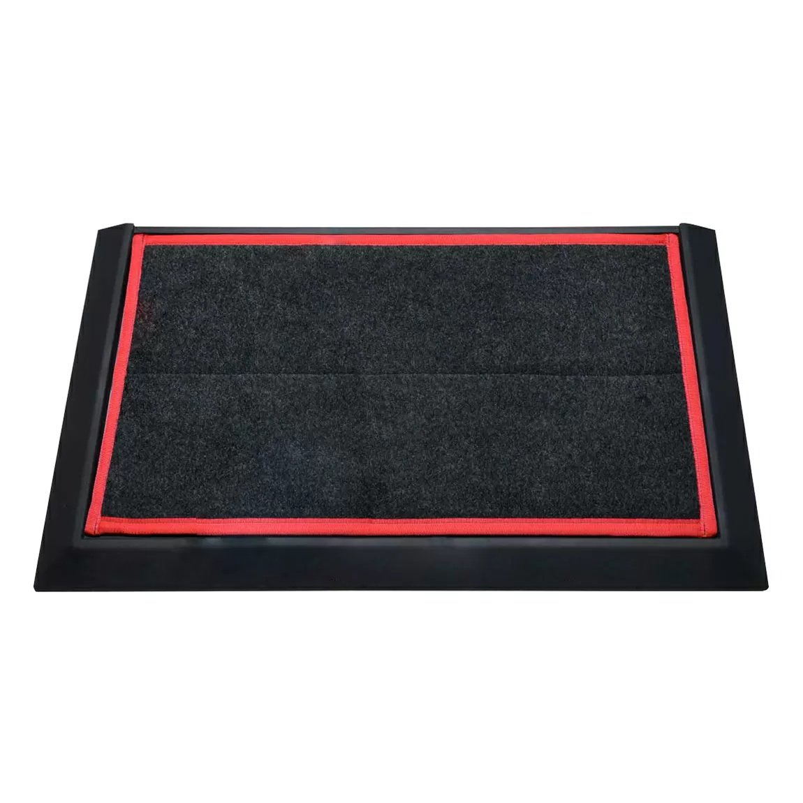 SaniStride® STRIDE Disinfectant Mat WIDE Runner End Piece 1" Deep - QC Supply -
