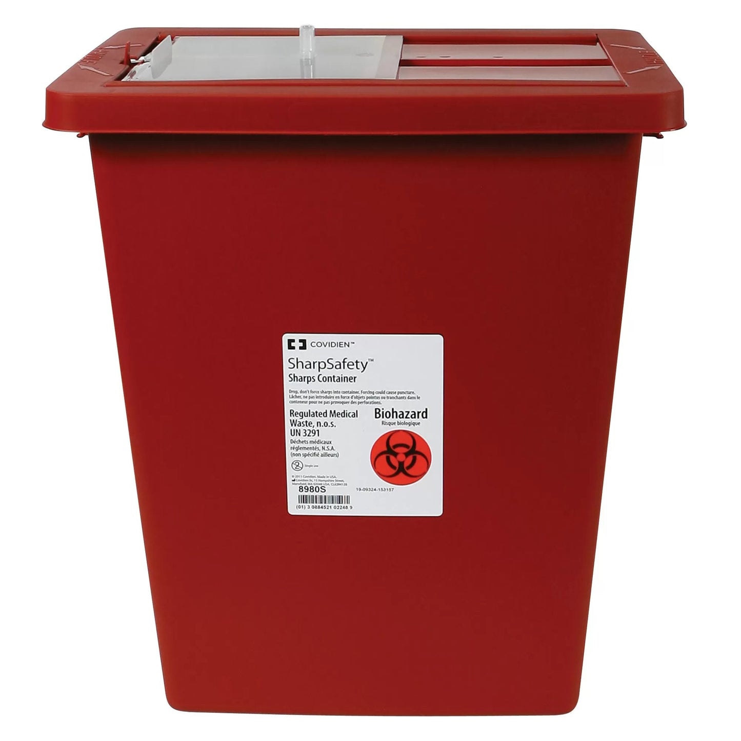 SharpSafety™ Sharps Container - 8 Gallon - QC Supply -