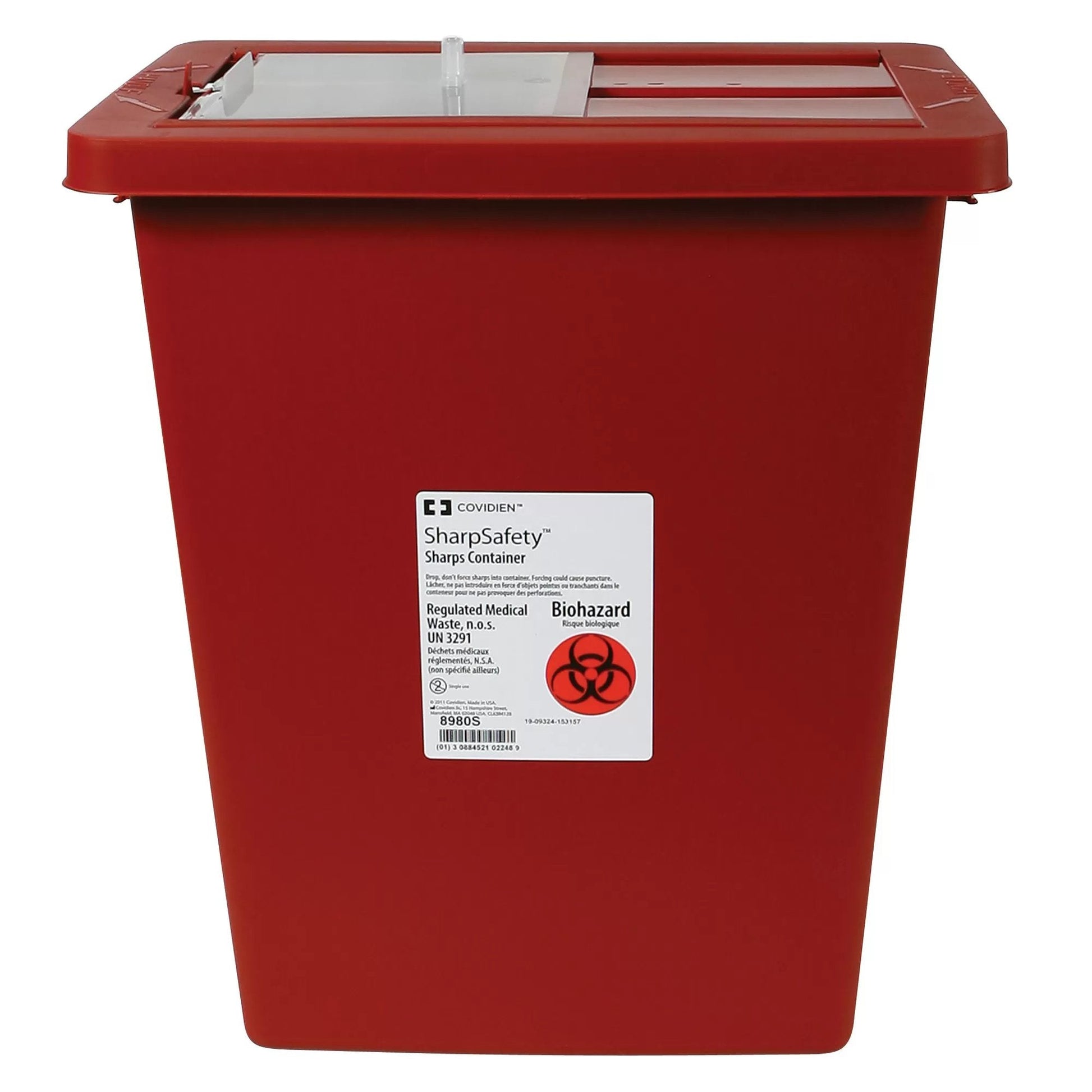 SharpSafety™ Sharps Container - 8 Gallon - QC Supply -
