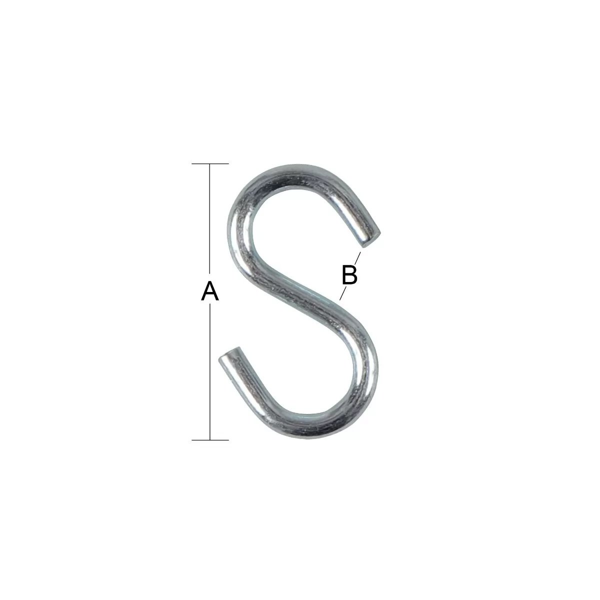 SHooks 3/32" Dia. x 1" x 3/16" - QC Supply -