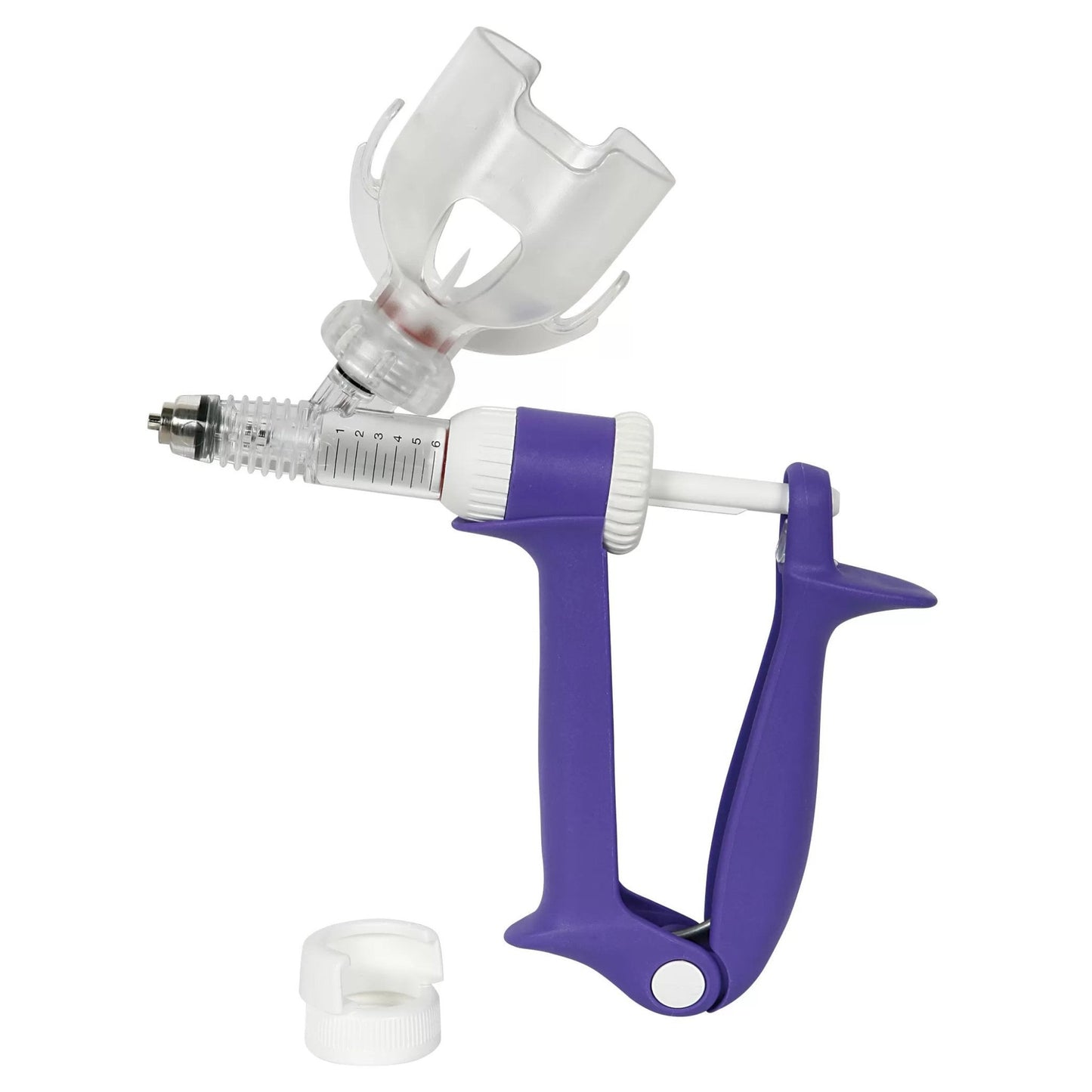 Simcro™ 6 mL Premium Bottle Mount Injector - QC Supply -