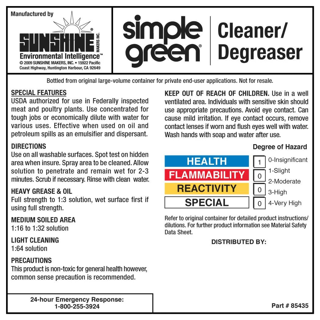 Simple Green® All - Purpose Cleaner - 22 oz. - QC Supply -