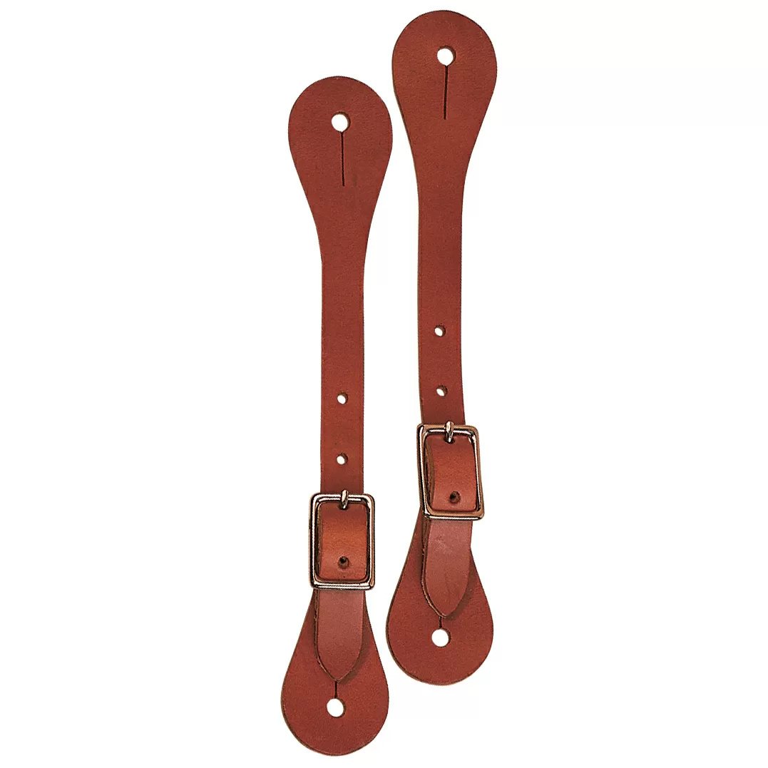 Single - Ply Ladies' Spur Straps, Russet - QC Supply -