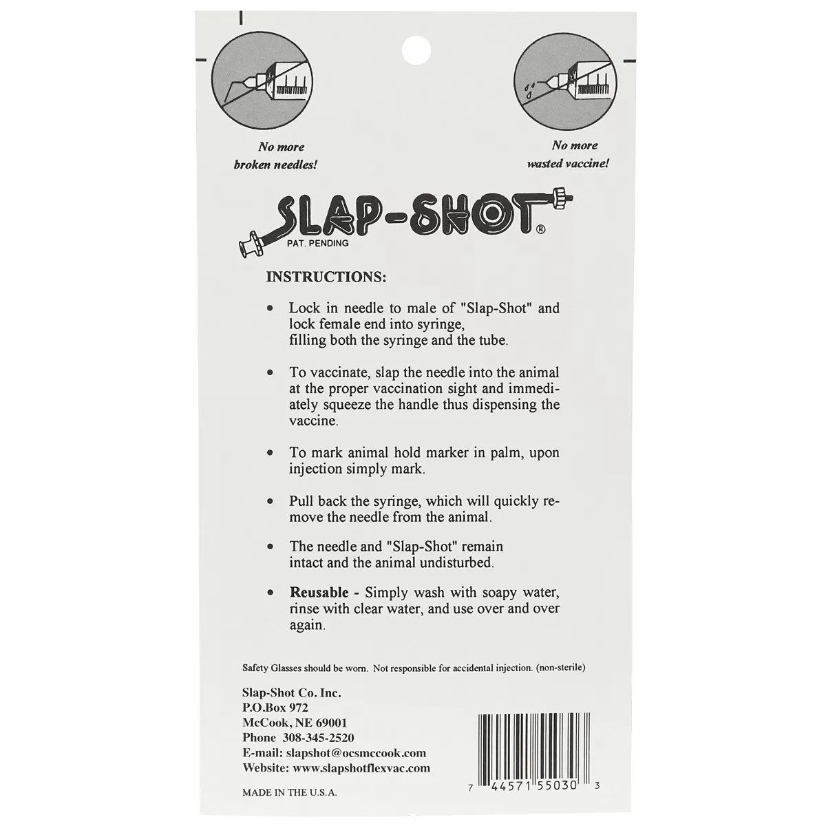 Slap - Shot® Flexible Vaccinator - QC Supply -