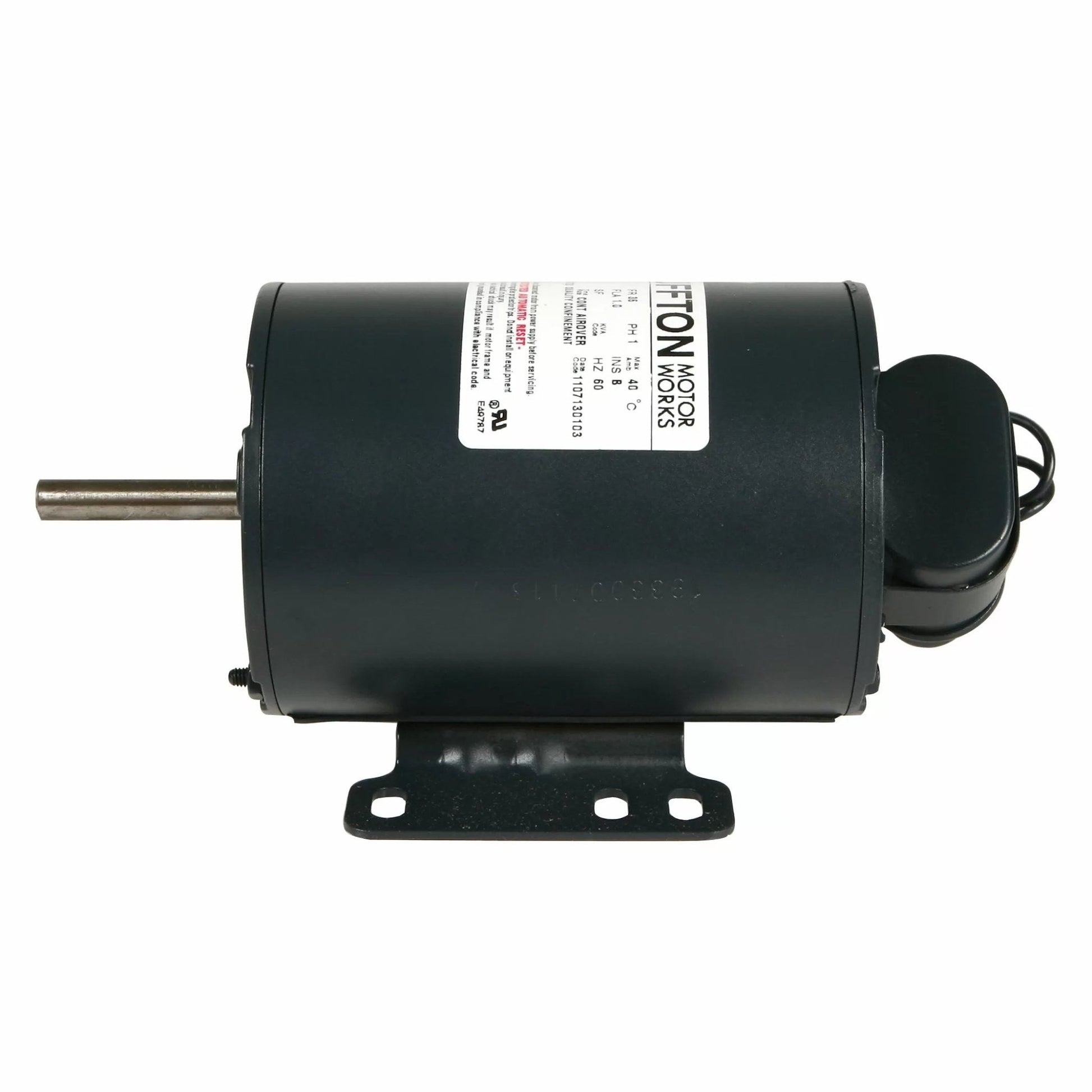 Small Fan Motor - 230 Volt; 3/8 Shaft - QC Supply -
