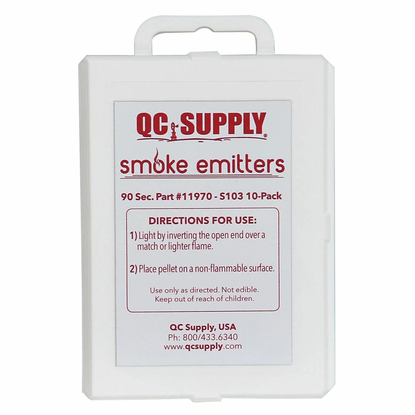 Smoke Cartridges - 10/Package - QC Supply -