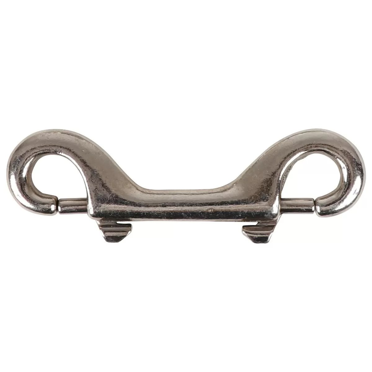 Snap Hooks - 4" Nickel Plated Double End - QC Supply -