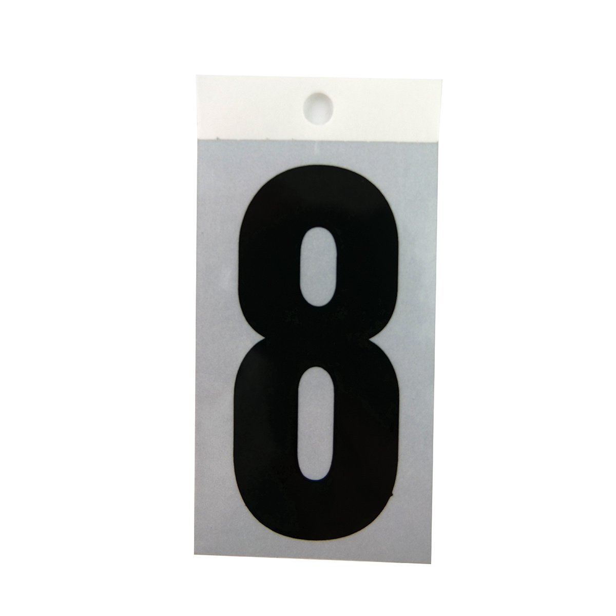 Square Cut Self Adhesive 3" Number - #8 - QC Supply -